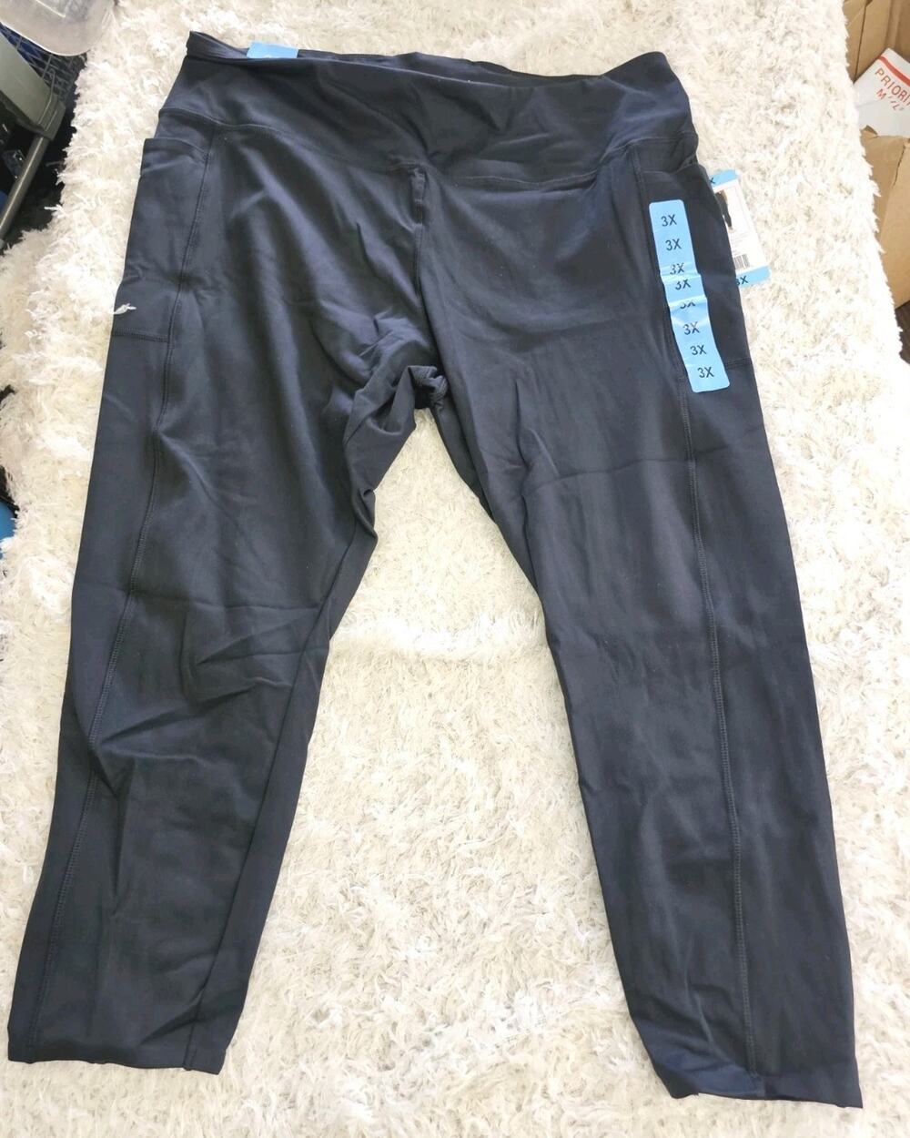 NWT Danskin High Waist Leggings Capri Crop Athletic Yoga Lounge Plus Size 3X